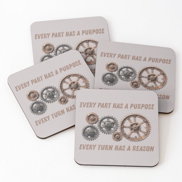 Item preview, Every Part Has a Purpose – Motivational Gear Design designed and sold by AnastasiaYY.
