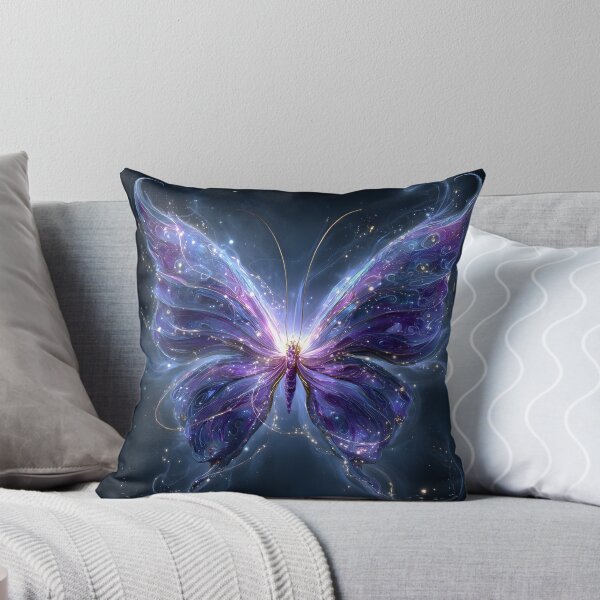 Item preview, Mystical radiant butterfly with pink and purple hues designed and sold by dcrc.