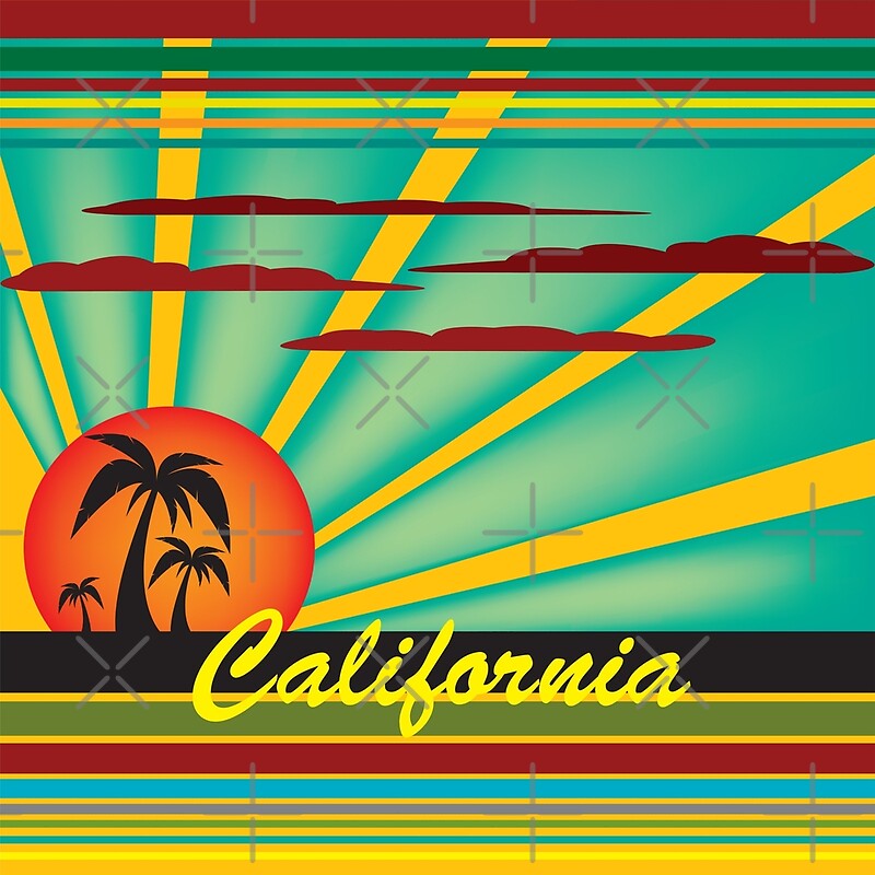 to California" by mangulica Redbubble