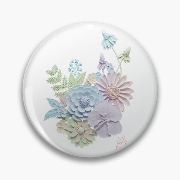 Item preview, Color Paper Cut Floral Art - 3D Botanical Sculpture designed and sold by HumTumMe.