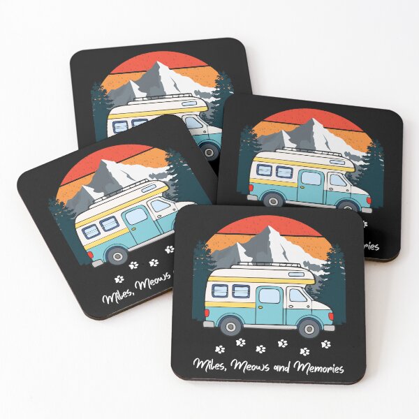 Item preview, Miles, Meows and Memories. RV and Cat design designed and sold by SofikoDesigns.