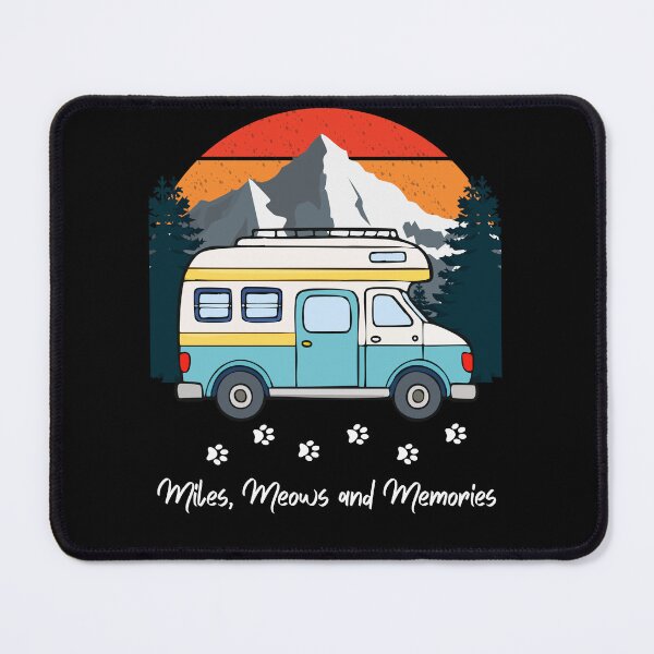 Item preview, Miles, Meows and Memories. RV and Cat design designed and sold by SofikoDesigns.