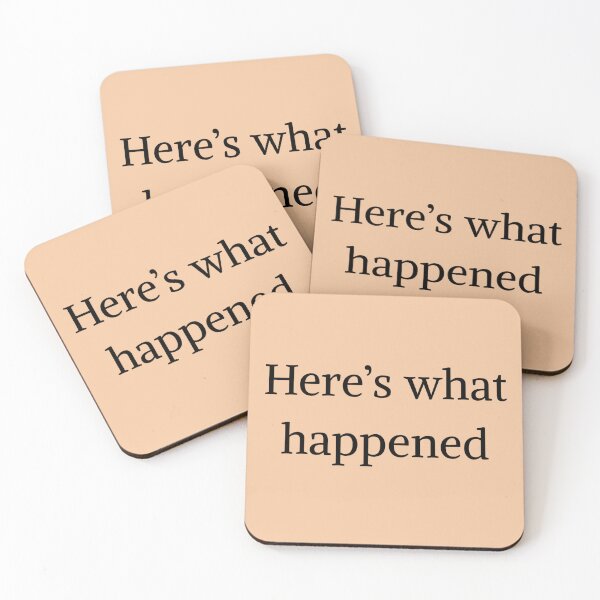 Item preview, Here's what happened - Monk quotes designed and sold by Fantasy2Reality.