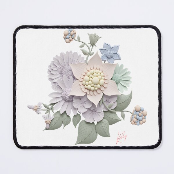 Item preview, Color Paper Cut Floral Art - 3D Botanical Sculpture designed and sold by HumTumMe.