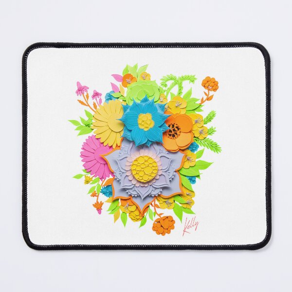 Item preview, Color Paper Cut Floral Art - 3D Botanical Sculpture designed and sold by HumTumMe.