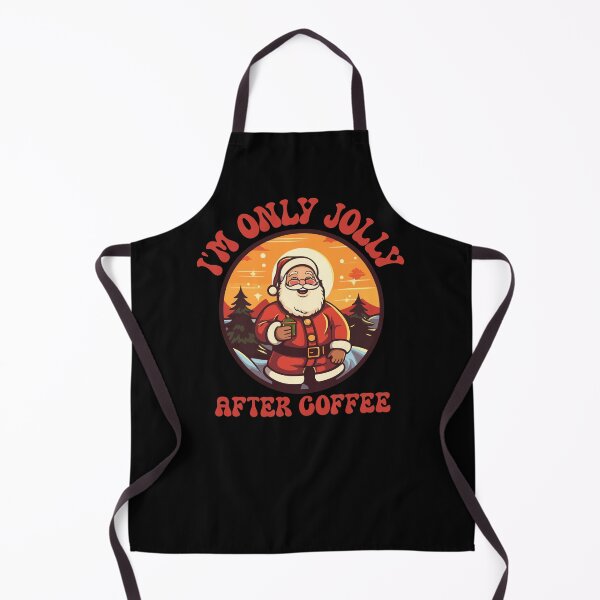 Item preview, I’m Only Jolly After Coffee – Santa Christmas Mug designed and sold by SunsetReverie.