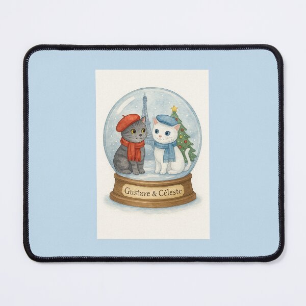 Item preview, Gustave & Céleste – Paris Snow Globe (Joyeux Noël) designed and sold by Novel Works Studio.