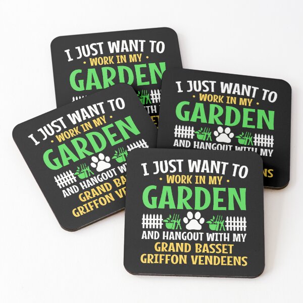 Item preview, Work Garden Hang Out Grand Basset Griffon Vendeens Gbgv designed and sold by CaraJennie.