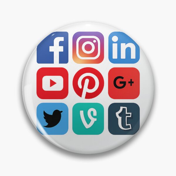 Item preview, Social Media Icons Grid | Trendy App Logo Artwork designed and sold by DesignRush786.