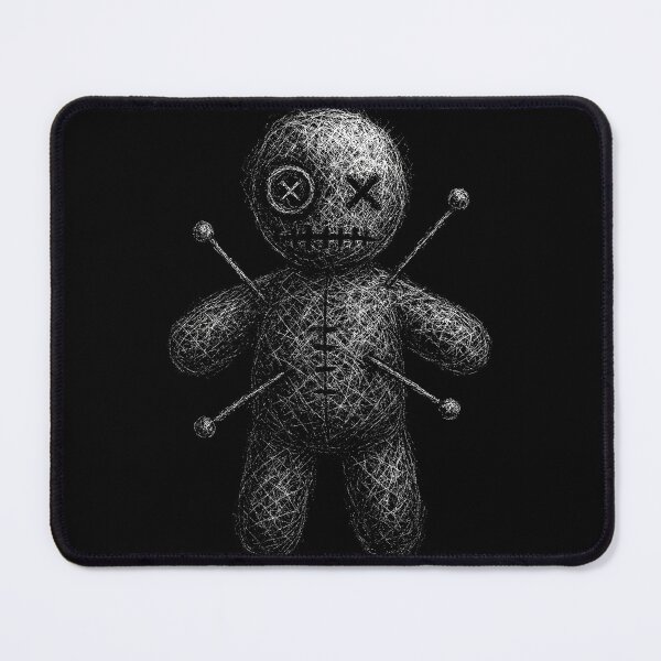 Item preview, Haunted Voodoo Doll – Dark Gothic Scratch Art designed and sold by Mortisigil.