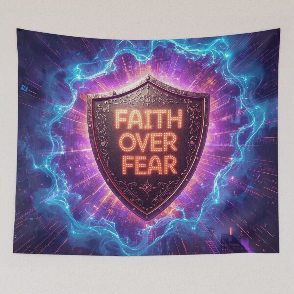 Item preview, Divine Protection – Centered Shield Artwork: Neon designed and sold by EpicGear085.