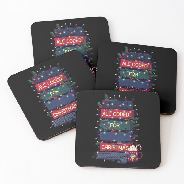 Item preview, All Coded For Christmas Tech Humor designed and sold by QuirkySpark.