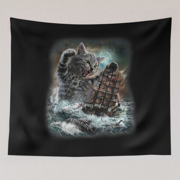 Item preview,  Funny The Kraken is Legendary Sea Monster of Giant Cat Angry designed and sold by StokesLiamg.