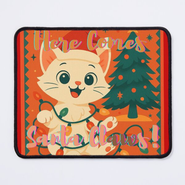 Item preview, Here Comes Santa Claws! Cat designed and sold by Pawlygons.