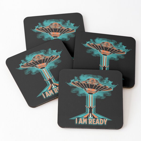 Item preview, Funny UFO, I Am Ready designed and sold by Jumbled Mind.