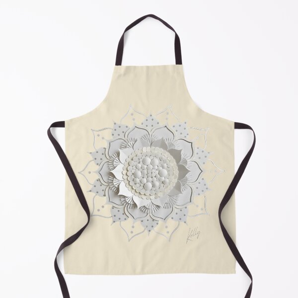 Item preview, White Paper Cut Floral Art - 3D Botanical Sculpture designed and sold by HumTumMe.