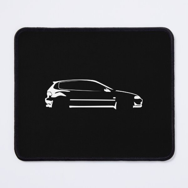 Item preview, Civic EG6 SiR (1995) Minimalist Car Silhouette (White) designed and sold by FearnCreative.