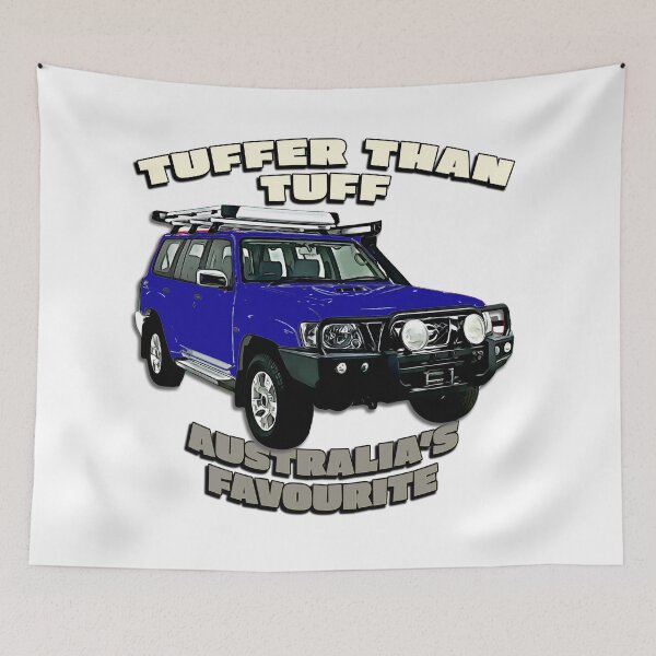 Item preview, Australia’s favourite GU Patrol cartoon 4WD in blue designed and sold by Michael van der Hoorn.