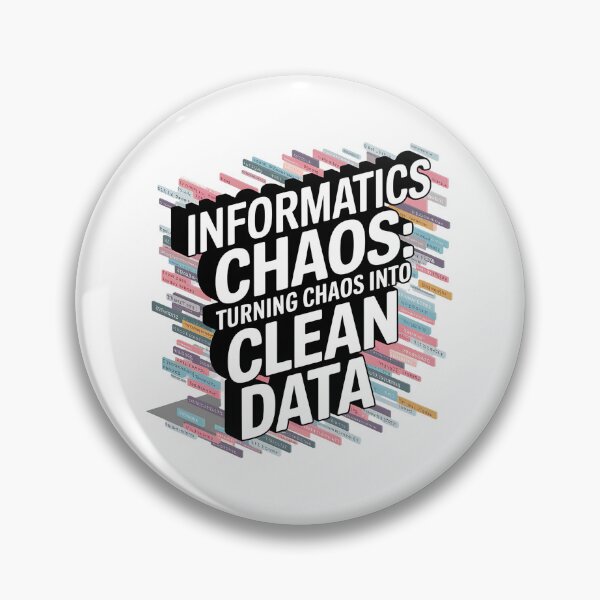 Item preview, Informatics Chaos: Turning Chaos Into Clean Data – Informatics Nurse Tech Humor  designed and sold by CuteDesignables.