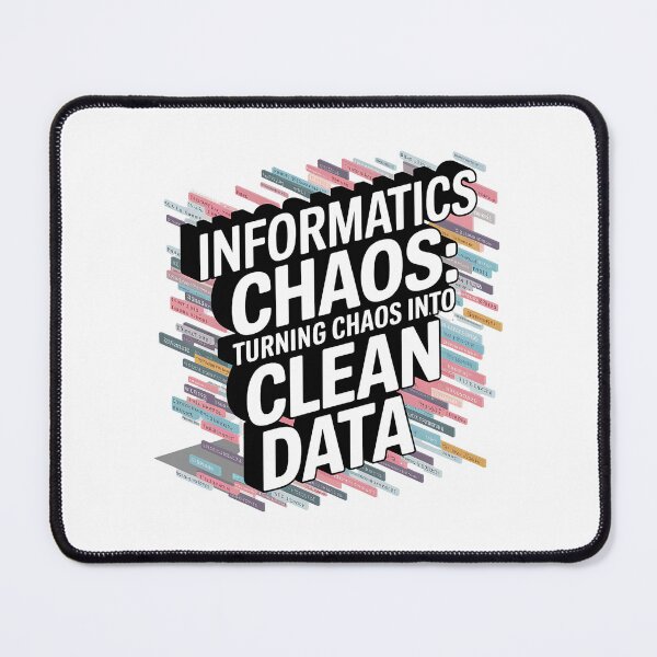 Item preview, Informatics Chaos: Turning Chaos Into Clean Data – Informatics Nurse Tech Humor designed and sold by CuteDesignables.