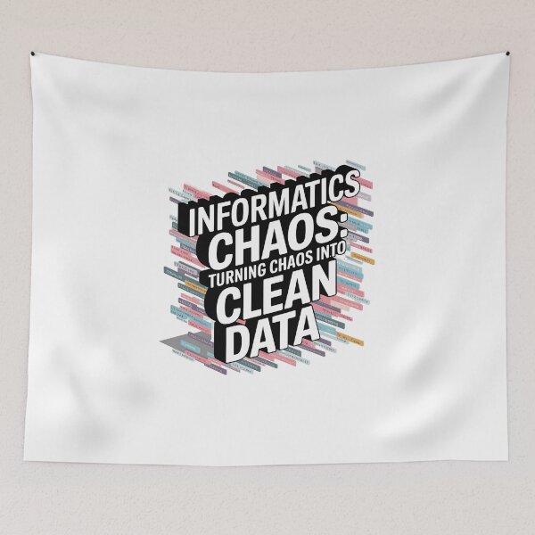 Item preview, Informatics Chaos: Turning Chaos Into Clean Data – Informatics Nurse Tech Humor  designed and sold by CuteDesignables.