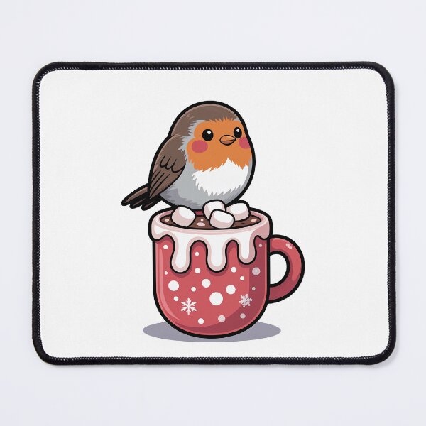 Item preview, Cheery Christmas Robin designed and sold by marshmelephant.