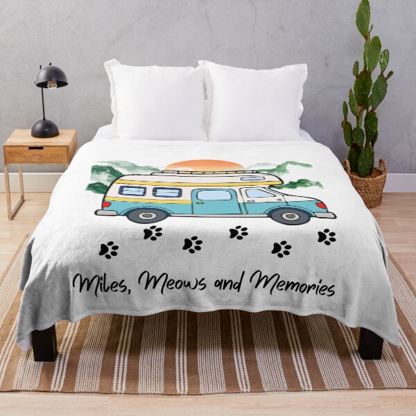 Item preview, Miles, Meows and Memories. RV and Cat design designed and sold by SofikoDesigns.