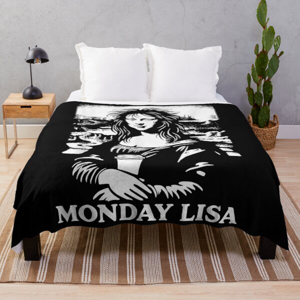 Item preview, Tired Monday Lisas Coffee Lover Meme Novelty Funny Mona Lisa Funny Game Men Kids designed and sold by StokesLiamg.