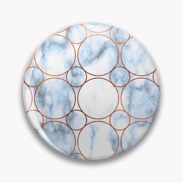 Item preview, Coppery Circles On Aqua And Cream Marbled Background designed and sold by DEC02.