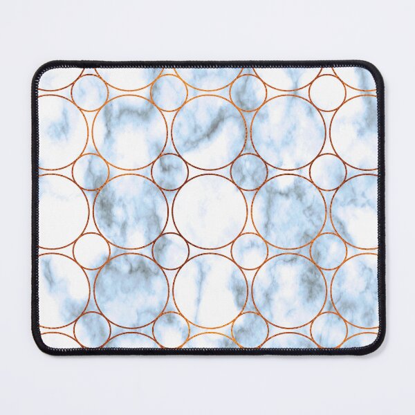 Item preview, Coppery Circles On Aqua And Cream Marbled Background designed and sold by DEC02.