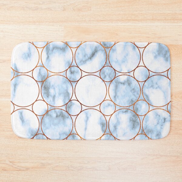 Item preview, Coppery Circles On Aqua And Cream Marbled Background designed and sold by DEC02.