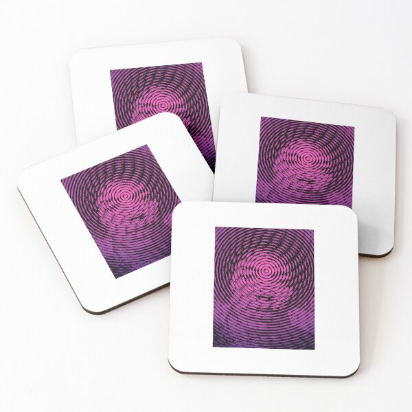 Item preview, Electric Jimi Op Art Black Purple Hypnotic Psychedelic Spiral Poster designed and sold by NoraDRoss.