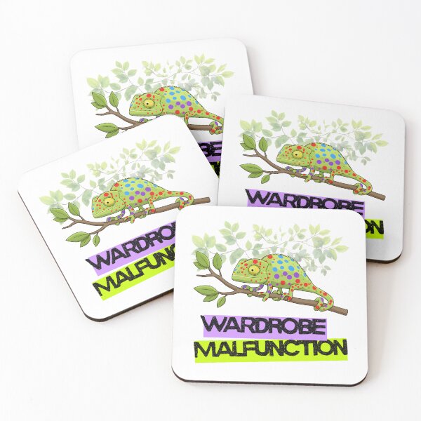 Item preview, Wardrobe Malfunction Chameleon - Funny Color Changing Lizard Pun designed and sold by HumTumMe.