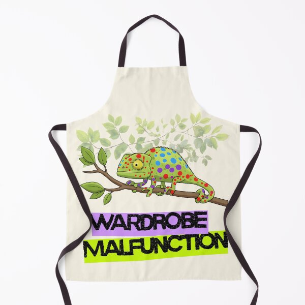 Item preview, Wardrobe Malfunction Chameleon - Funny Color Changing Lizard Pun designed and sold by HumTumMe.