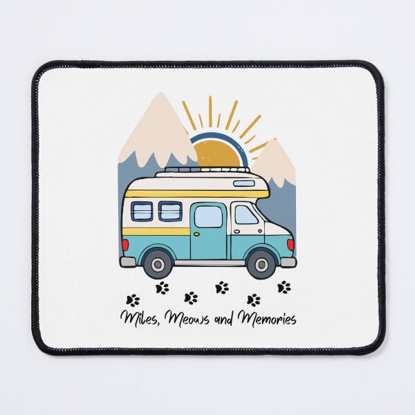 Item preview, Miles, Meows and Memories. RV and Cat design designed and sold by SofikoDesigns.