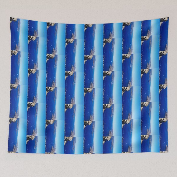 Item preview, Horintal safir colored sea and light blue sky designed and sold by lealey19.