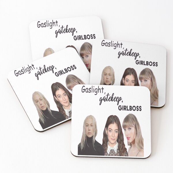Item preview, Gaslight Gatekeep Girl Boss Poster designed and sold by CarsonNolan.