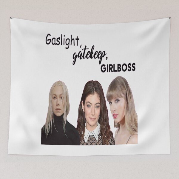 Item preview, Gaslight Gatekeep Girl Boss Poster designed and sold by CarsonNolan.