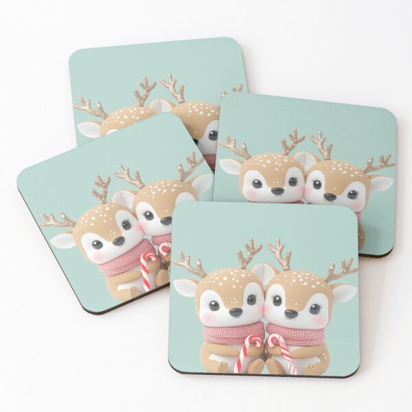 Item preview, Christmas Reindeers x Gemini Zodiac sign designed and sold by Pixelo Studio.