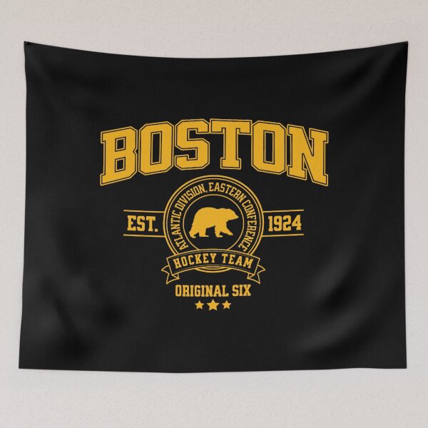 Item preview, Boston Hockey Team Retro Design Classic  designed and sold by tomlinartcustom.