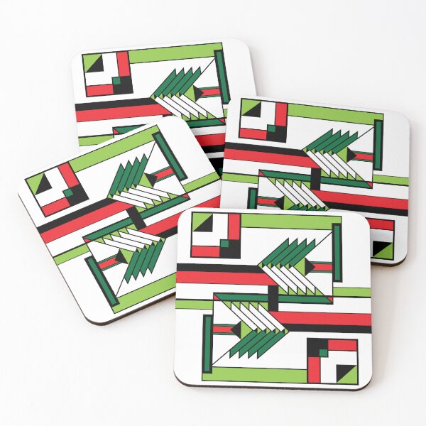 Item preview, Mid Century Modern Prairie in Holiday Colors designed and sold by RachelSpeir.