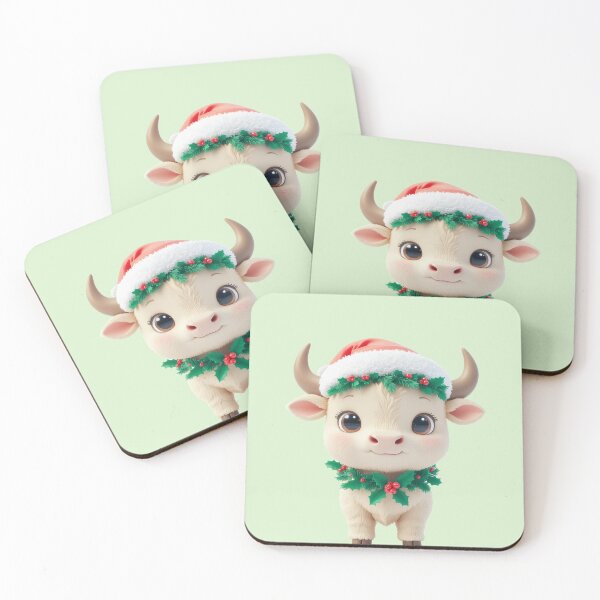 Item preview, Christmas Bull x Taurus Zodiac sign designed and sold by Pixelo Studio.