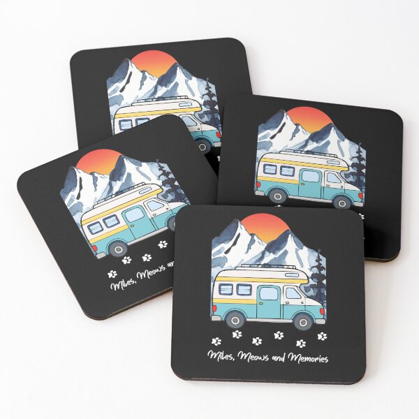 Item preview, Miles, Meows and Memories. RV and Cat design designed and sold by SofikoDesigns.