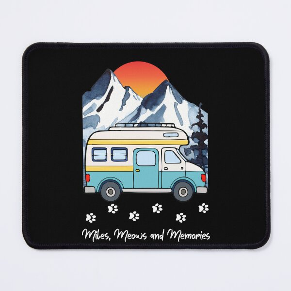 Item preview, Miles, Meows and Memories. RV and Cat design designed and sold by SofikoDesigns.