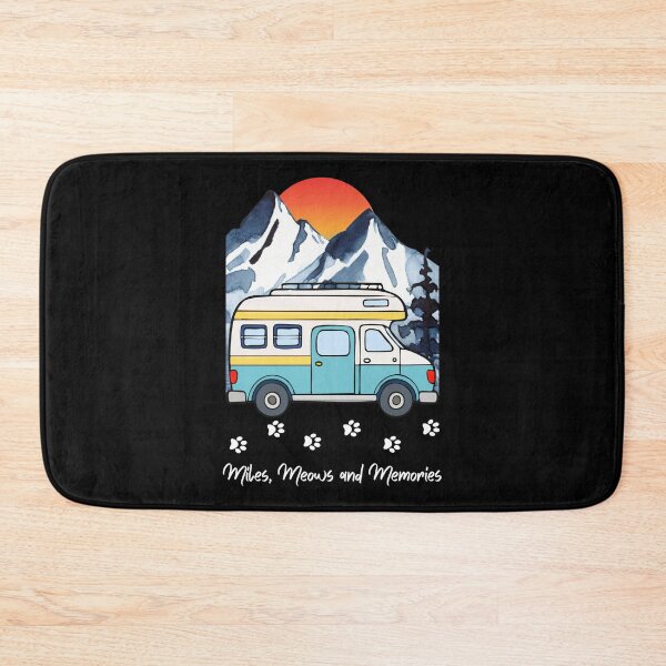 Item preview, Miles, Meows and Memories. RV and Cat design designed and sold by SofikoDesigns.