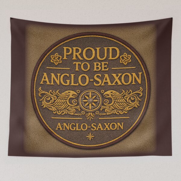 Item preview, Proud to Be Anglo-Saxon • Heraldic Heritage Patch Design designed and sold by fairmaiden7.