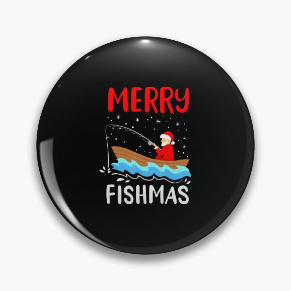 Item preview, Merry Fishmas Funny Christmas Santa Claus Fishing Fisherman designed and sold by AlicaMonica.