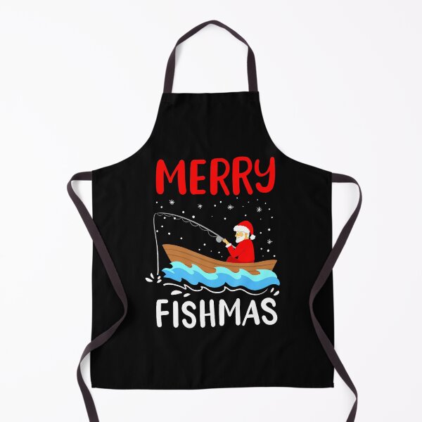 Item preview, Merry Fishmas Funny Christmas Santa Claus Fishing Fisherman designed and sold by AlicaMonica.