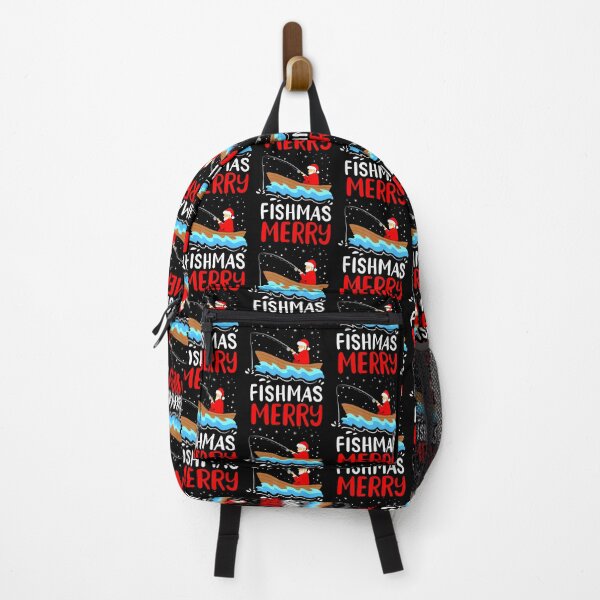 Item preview, Merry Fishmas Funny Christmas Santa Claus Fishing Fisherman designed and sold by AlicaMonica.