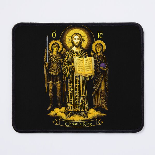 Item preview, Christ Is King – Gold Icon designed and sold by Sanctum Icons.